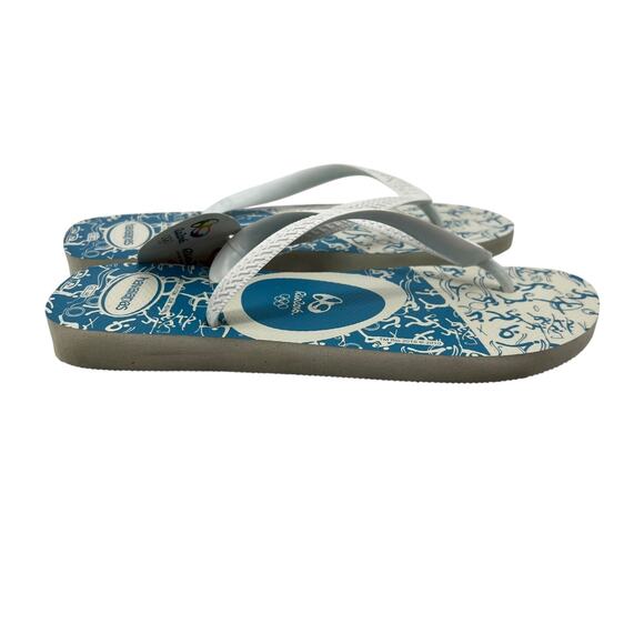 Havaianas Mens 11/12 Sandals Rio 2016 Olympic Games Flip Flops Beach Pool Thong - Picture 1 of 11